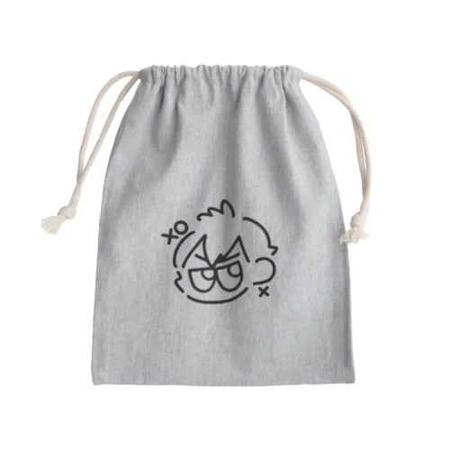 ばつまるくん Mini Drawstring Bag