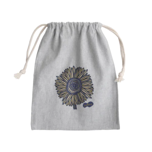 Sunflower Mini Drawstring Bag