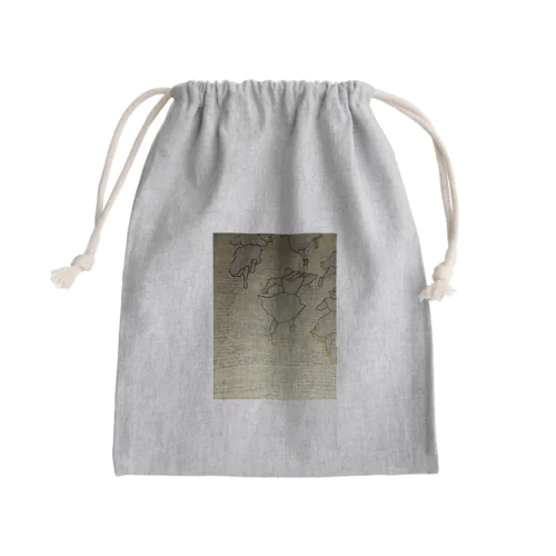 鬼ごっこ Mini Drawstring Bag