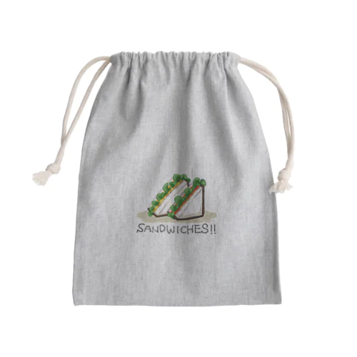 SANDWICHES!!（文字入り） Mini Drawstring Bag