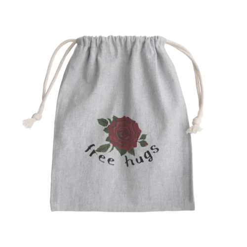 free hugs Mini Drawstring Bag