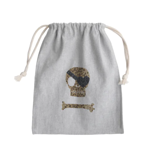 骸骨💀レース眼帯 Mini Drawstring Bag