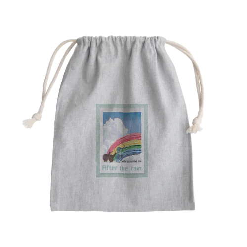 誰が1番？ Mini Drawstring Bag