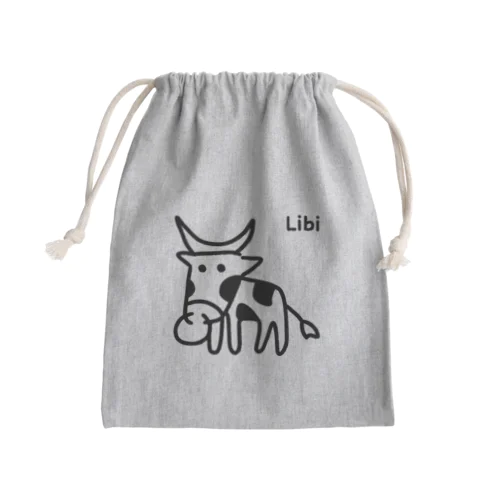 Libi(うし) Mini Drawstring Bag