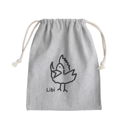 Libi(にわとり) Mini Drawstring Bag