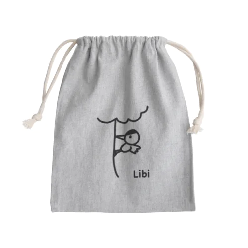 Libi(きつつき) Mini Drawstring Bag