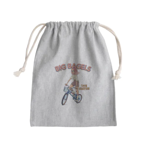 "big bagels" Mini Drawstring Bag