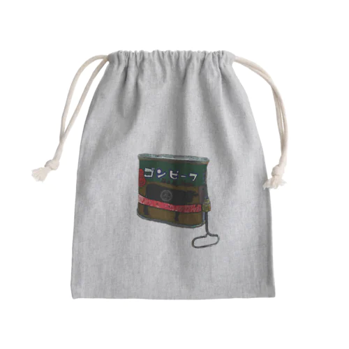 懐かしの味「ゴンビーフ」！？ Mini Drawstring Bag