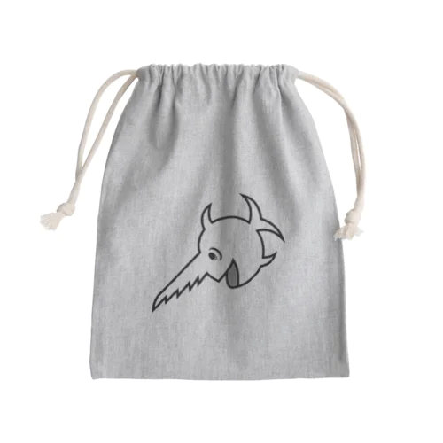 笑うノコギリザメ Mini Drawstring Bag