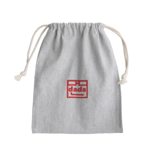 ダダタケシのロゴ Mini Drawstring Bag