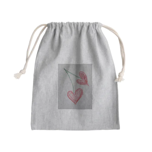 さくらんぼ Mini Drawstring Bag