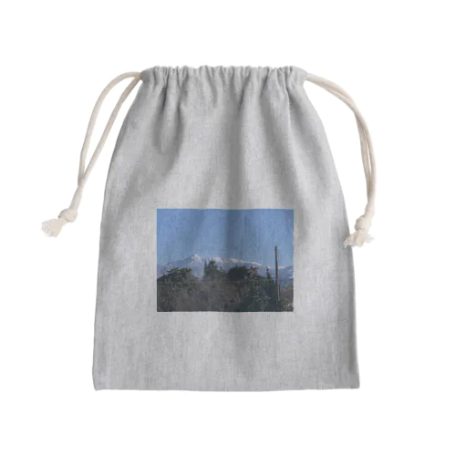 立山連邦 Mini Drawstring Bag