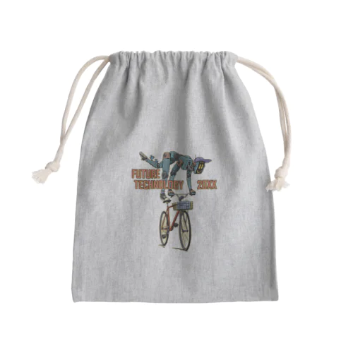 "FUTURE TECHNOLOGY 20XX" Mini Drawstring Bag