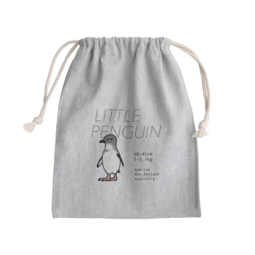 コガタペンギン Mini Drawstring Bag