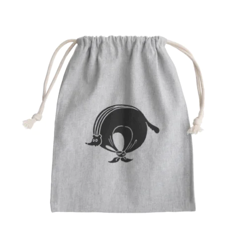 風呂敷きむささび Mini Drawstring Bag