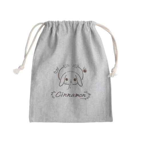 もんちゃんロゴ Mini Drawstring Bag