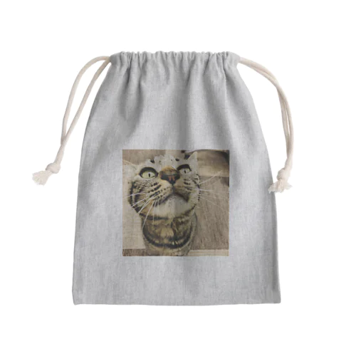 保護猫のこーりん Mini Drawstring Bag