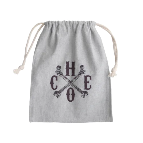 crossbone Mini Drawstring Bag