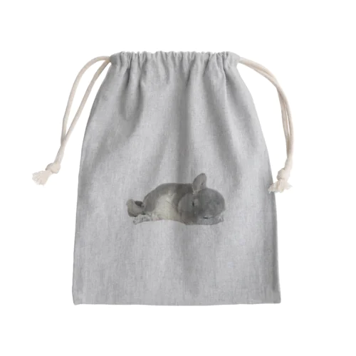 チンチラのぐれさん Mini Drawstring Bag