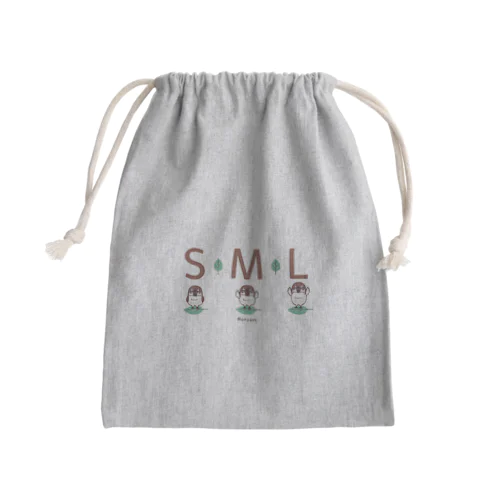 スズメがちゅん SMLTシャツ Mini Drawstring Bag