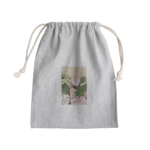 お花束巾着 Mini Drawstring Bag