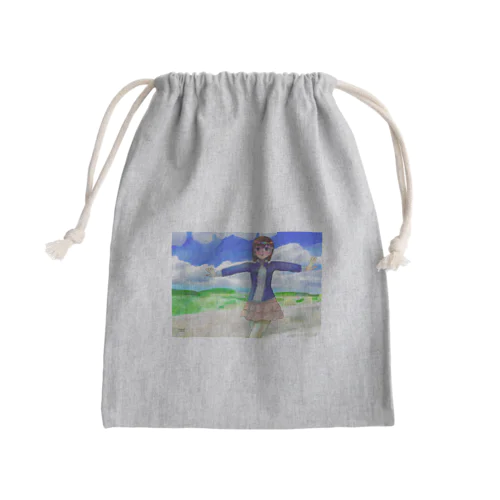 城壁からの眺め Mini Drawstring Bag