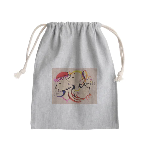 smilesmilesmile Mini Drawstring Bag