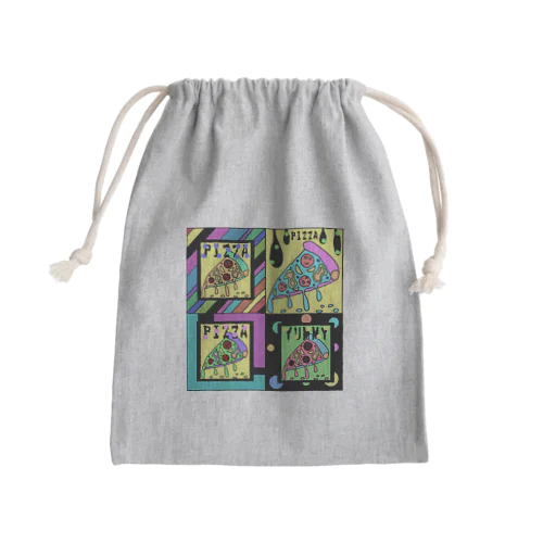 PIZZA YUMMY part1 Mini Drawstring Bag