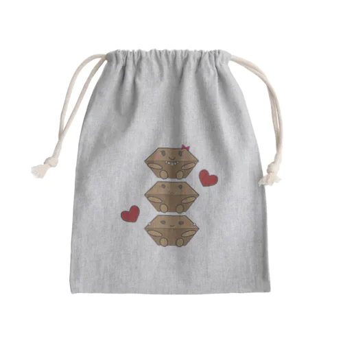 そろばん三姉妹 Mini Drawstring Bag