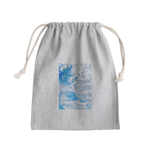 遥か上空より Mini Drawstring Bag