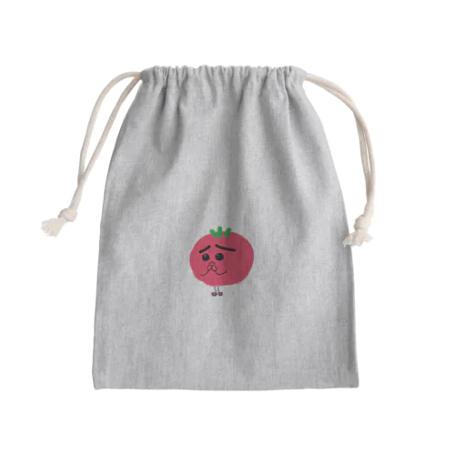 祈るトマト Mini Drawstring Bag