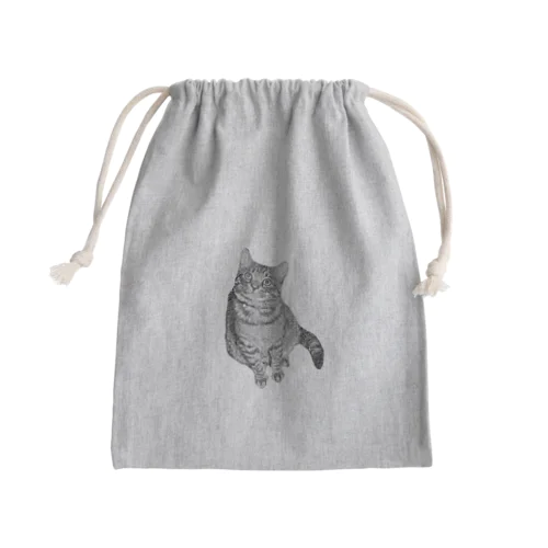 キジトラしか勝たん Mini Drawstring Bag