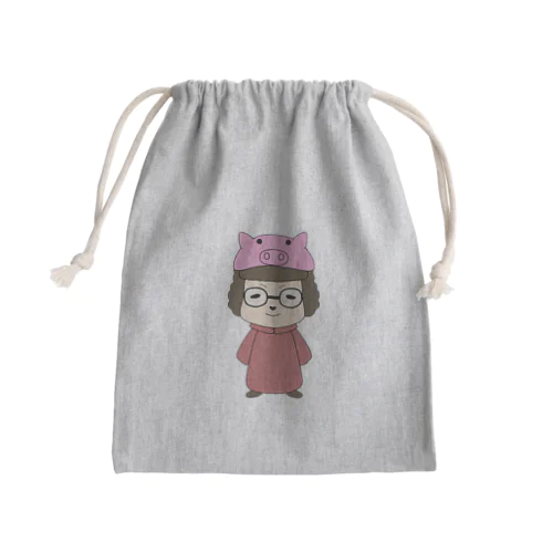 かおねーさんグッズ☆ Mini Drawstring Bag