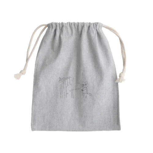連行タンクトップタヌキ Mini Drawstring Bag
