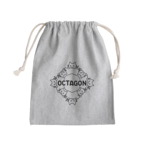 OCTAGON CAT Mini Drawstring Bag