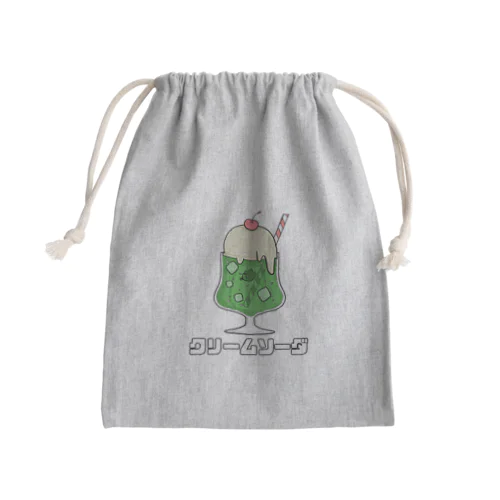 沈むサボテン@komugi Mini Drawstring Bag