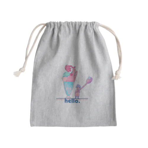 きんちゃく Mini Drawstring Bag