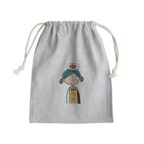 蒙古斑店ひめこ Mini Drawstring Bag