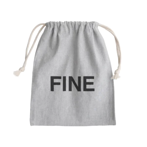 FINE-ファイン- Mini Drawstring Bag