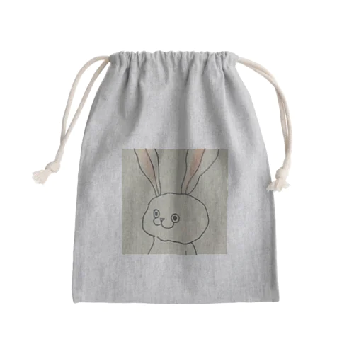 うさぎ文太郎 Mini Drawstring Bag