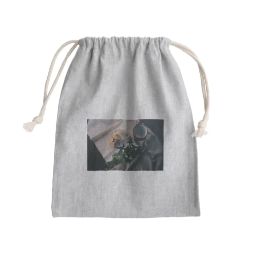 おやつ時間 Mini Drawstring Bag