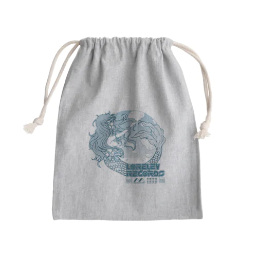 Loreley records Mini Drawstring Bag