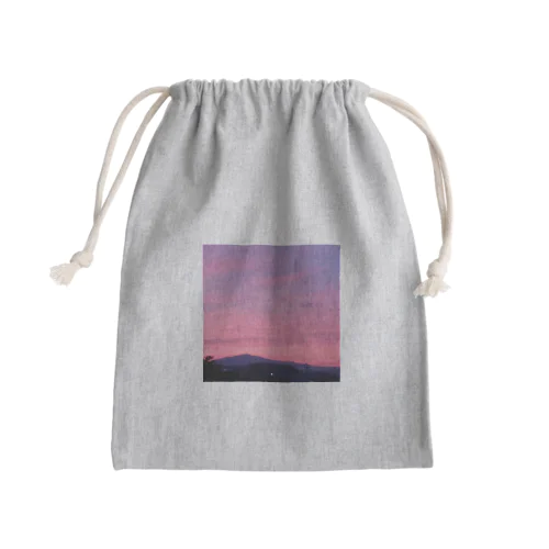 夕暮れの空～ピンク Mini Drawstring Bag