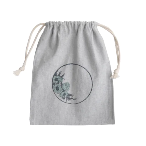 アネモネ/chihiroyogaロゴ入り Mini Drawstring Bag