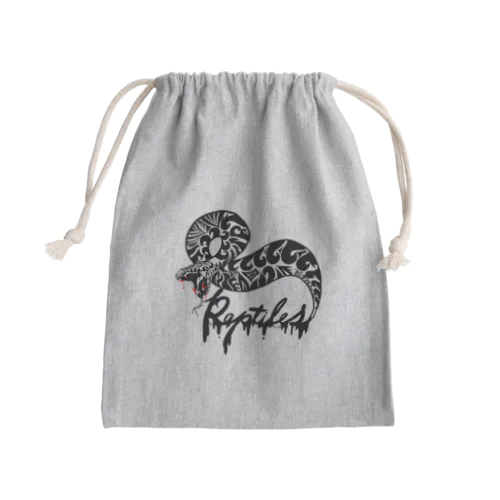 パイソンロゴ Mini Drawstring Bag