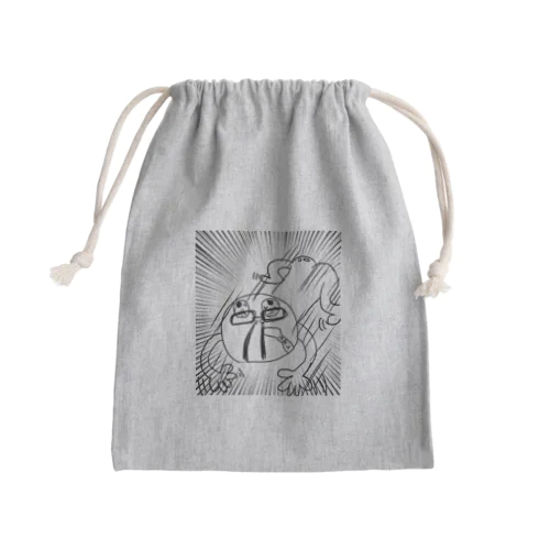 推しにとち狂う私 Mini Drawstring Bag