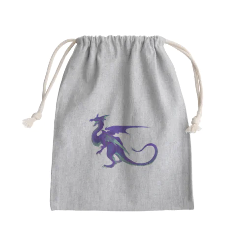 ブルードラゴン Mini Drawstring Bag