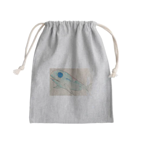 夢のイルカ Mini Drawstring Bag