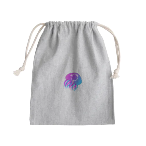 アップサイクル海月 Mini Drawstring Bag