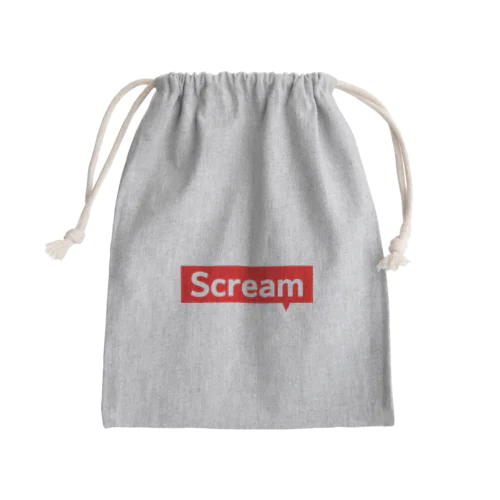 Scream Mini Drawstring Bag